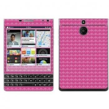 Stickers Cœurs Roses Edition Blackberry Passport