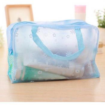 5-Color Women's Transparent PVC Swimming Bag with Phone Pocket