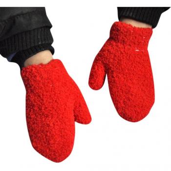 Guantes de Esquí de Felpa para Niños y Niñas