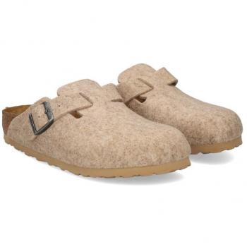 Sandalias Birkenstock Boston Mujer - Beige Talla 37