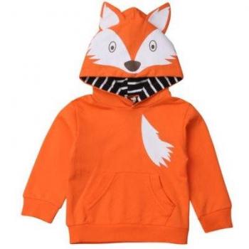 Chaqueta con capucha de animales tiernos para recién nacidos