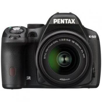 Pentax K 50 Digitalkamera Set mit DA L 18-55 mm WR Objektiv