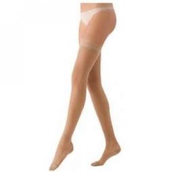 Dynaven 2 Transparent Bas cuisse médical de compression autofixant classe 2, pour femme