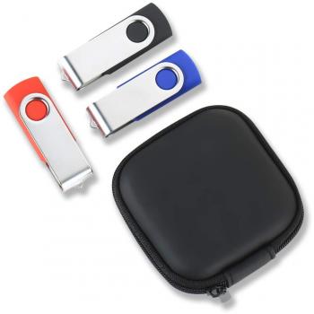 EASTBULL Mehrfarbiger USB Stick 32GB (3 Stück) USB 2.0 Datenspeicher