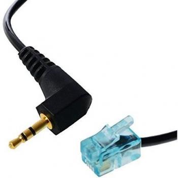 Plantronics Connection Cable Westernplug at 2,5 mm Klinke for Panasonic - Suitable for KX-T7630