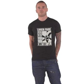 Linkin Park S-Size Black Rectangle Logo T-Shirt (Jersey Fabric)