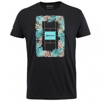 Babolat Exercise Message T-Shirt for Men - Black, XXL