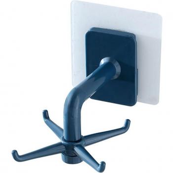 Porte-serviettes rotatif sans poinçon à double usage