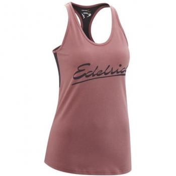 Top sportivo in cotone per donna Edelrid Wo Onsight II - Rosso - Taglia L