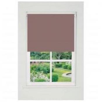 New Edge Blinds Mocha Straight Edge Daylight Roller Blind 165cm
