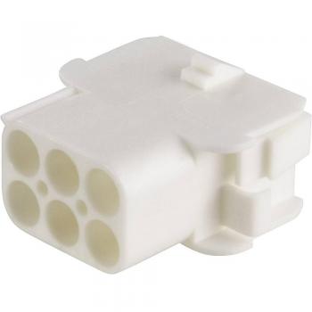 MATE-N-LOK 6-Pin Socket Housing, TE Connectivity