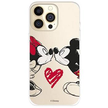 Funda de Silicona Disney Mickey y Minnie Beso para iPhone 14 Pro