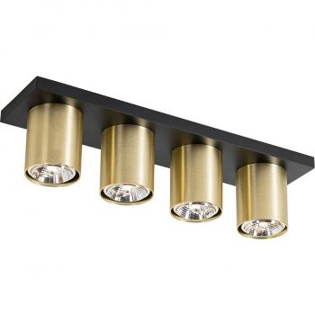 Elegant Bronze‑Black Ceiling Spotlight, 4‑Light Version