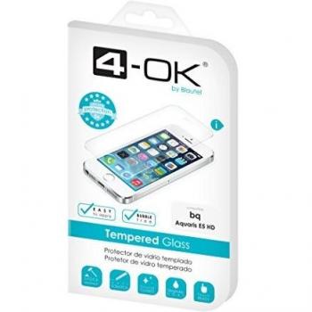 4-OK Glass Pro - Protector de Pantalla para BQ Aquaris E5 FHD