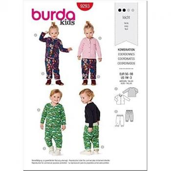 Burda 9293 - Patrones de costura para niños