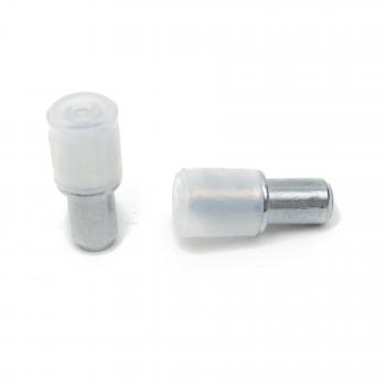 Glass Shelf Pegs 5mm Hole Steel Supports Pack of 40