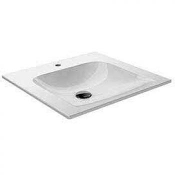 Lavabo céramique Keuco X-Line avec trou de robinet