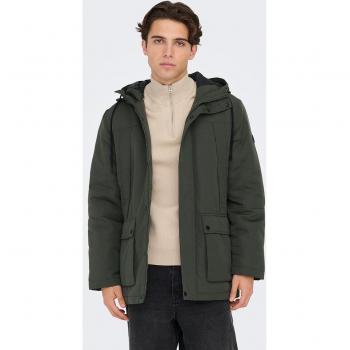 Parka ONLY & SONS Jayden Uomo Verde Oliva