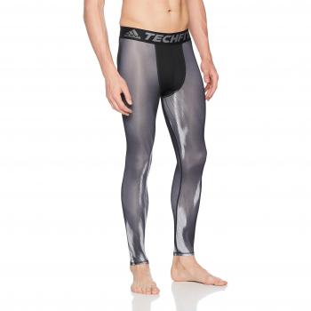 ADIDAS Techfit Base Graphic Long Tights - Tights - Item Number: BK3550 - 000 BLACK