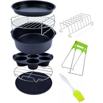 Set Accesorios 9 Unidades 6–8” para Freidora y Grill