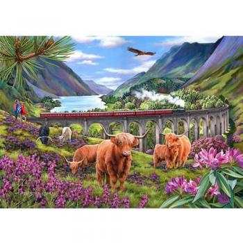 The House of Puzzles Glenfinnan Ladies 500 Piece Jigsaw Puzzle