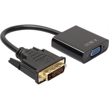 Câble convertisseur DVI D 25 broches vers VGA 15 broches