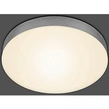 Plafoniera LED Flame Briloner 28,7 cm Argento