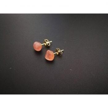 Amethyst Crystal Flower Earrings