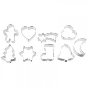 Zenker Backblech Zenker Ausstecher-Set Weihnachten 9-teilig, Samt