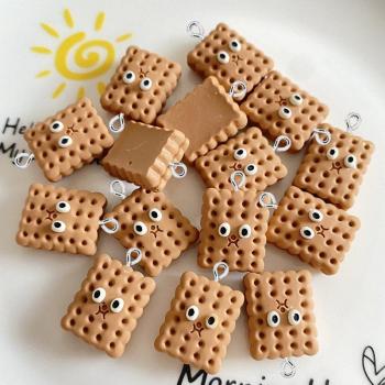 Colgante Para Pendientes Kawaii Biscuit Candy – Set de 10