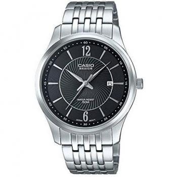 Casio BEM‑151D‑1A Orologio Umanile in Acciaio Inox
