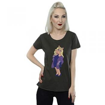 Muppets Miss Piggy Women's Cotton T-Shirt – XXL Light Grey