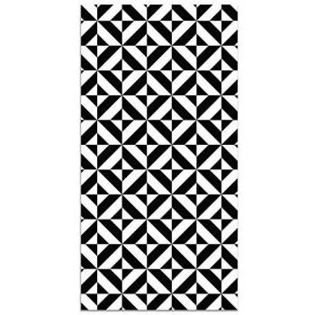 Tapis PVC Forme Géométrique Noir 140x200 cm