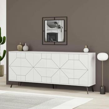 Buffet Elysium 184x35h77 Bianco con imballo rinforzato – Dmora