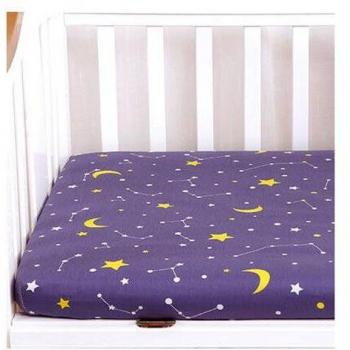 Drap housse en coton pour lit d'enfant