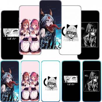 Custom Waifu Phone Cover for Motorola Moto Edge 40/30 Neo, iPhone 15/14, Xiaomi Redmi Note 13/11 Pro, Samsung Galaxy A34 - Hentaigao Design