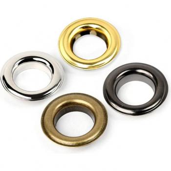 Metallic Brass Eyelet Ring for Laces and Luggage