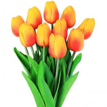Künstliche Blumen Tulpe Real Touch - 10 Stück