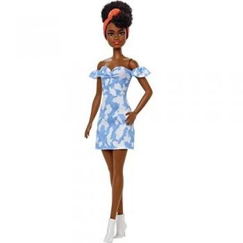 Barbie Fashionista Muñeca con pecas y pelo rizado