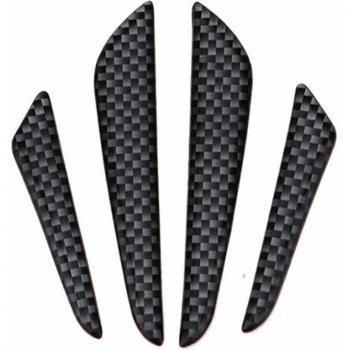 4x Carbon Fiber Car Door Trim Guard