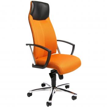 Topstar Chefsessel Orange inklusive Armlehnen High Sit Up