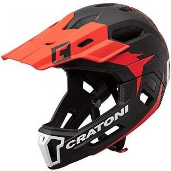 Cratoni MTB-Fahrradhelm C-Maniac 2.0 MX, schwarz, 56-58cm