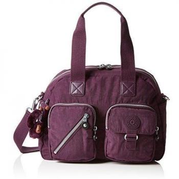 Bolsa Kipling Defea, Morado, 33x24.5x19 cm