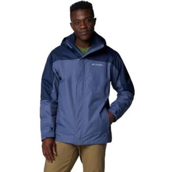 Chaqueta con capucha Columbia Interchange Azul Violeta - S