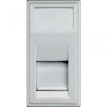 Hager Sollysta Telephone Master Socket White