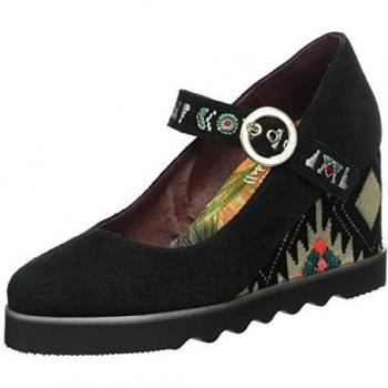 Zapatos Desigual Indian Jazz Tacón Negro 40EU Mujer