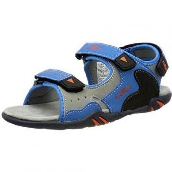 Cmp z flli campagnolo unisex Alphard Riemchensandalen, blau cyanoorange, 36 EU