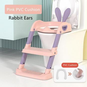 Échelle de toilettes pour enfants avec coussin