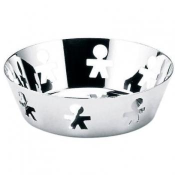 Alessi Obstschale Girotondo silber