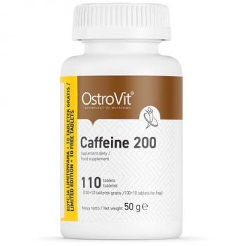 Suplemento de Cafeína Anhidra 200mg - Aumento de Energía y Quema de Grasas en 100 Tabletas